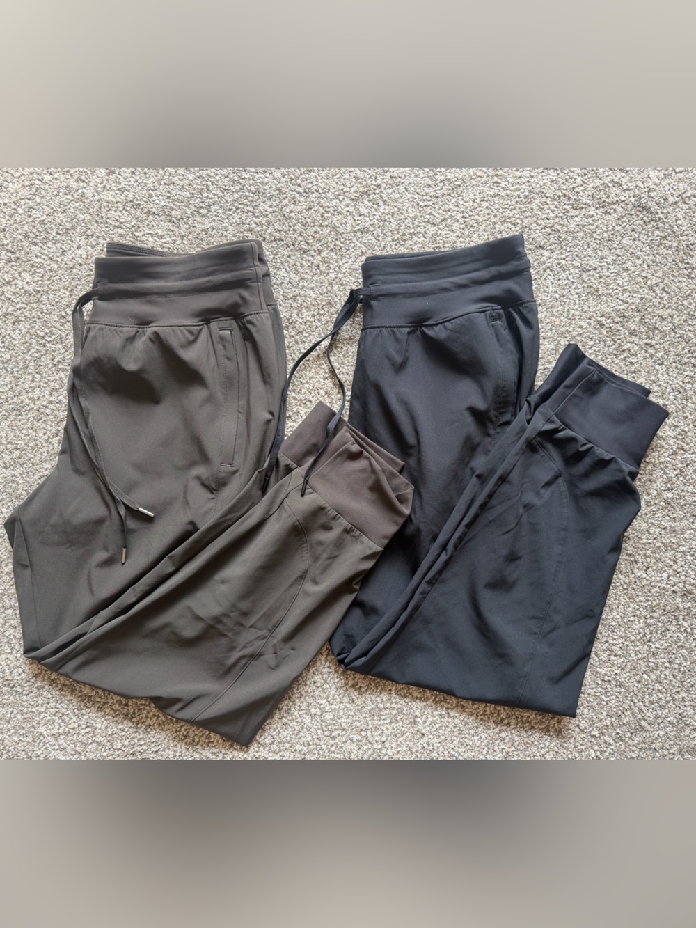 CALIA by Carrie Underwood Dark Brown and Black Track Joggers - Pair